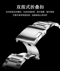 New men's <b>watch</b> multi-functional steel strap quartz wristwatch - Product Image 6