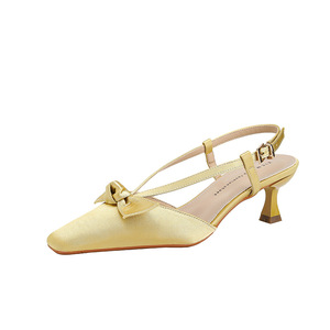 Nouvelles chaussures pour femmes à talons hauts, formelles, pour le bureau, le travail, les mariages, l'été, respirantes, antidérapantes, élégantes, escarpins à talons, sandales à talons - Product Image 4