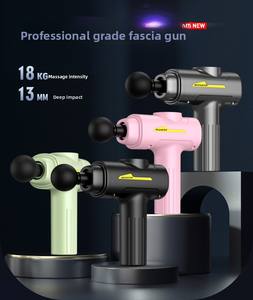 Nouveau design – Mini <span class=keywords><strong>pistolet</strong></span> de <span class=keywords><strong>massage</strong></span> filaire manuel, masseur musculaire électrique à vibration profonde avec moteur à brosse, portable pour le corps et le sport - Product Image 6