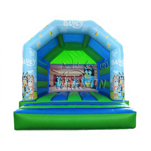Château gonflable commercial WINSUN avec trampoline, certifié CE, sans plomb et ignifuge, installation facile pour location de fêtes d'enfants - Product Image 1