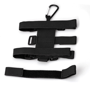 Support de montage de haut-parleur de vélo/voiturette de golf en cuir Portable avec sangle de bouteille d'eau pour vélo Scooter UTV ATV moto - Product Image 5