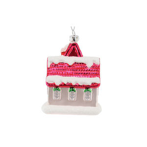 Hete Verkoop Handgeschilderde Glazen Kerstbal Voor Festivalfeestdecor Kleurrijke Kerstbal En Boomversieringen Voor Huisdecoraties - Product Image 6