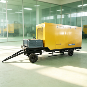 Groupe électrogène pour remorque avec interrupteur de transfert automatique, support anti-vibration intégré et protection métallique contre les intempéries pour le fonctionnement de secours en centre commercial - Product Image 3