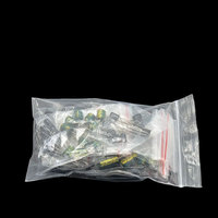 Kits de composants électroniques, kit d'assortiment de résistances à film métallique, diodes LED, condensateurs électrolytiques, ensemble de condensateurs céramiques, pack de transistors, DIY