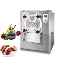 Congélateur commercial vertical en acier inoxydable 5L pour la fabrication de glaces italiennes, sundae et gelato