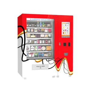 购物中心玩具迷你超市自动售货机避免触摸带广告功能免触摸购买