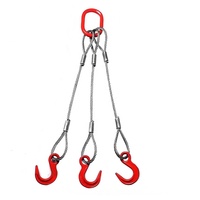 Sangle de levage en acier galvanisé pour conteneurs offshore avec manilles et crochet de suspension Garantie 1 an Marque Jeri