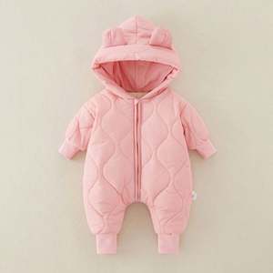 Traje de Nieve de Forro Polar para Bebés de 0 a 9 Meses, Ropa de Invierno, Mono con Capucha para Bebé Niño y Niña - Product Image 4