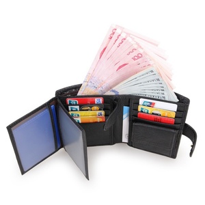 Boshiho RFID Genuine Leather <b>Wallet</b> Credit Card <b>Holder</b> for Men - Product Image 5
