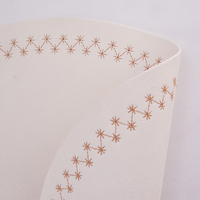 Sets de table ronds en similicuir French Star Stitch, protège-tables anti-brûlure pour la maison, la cuisine et les restaurants