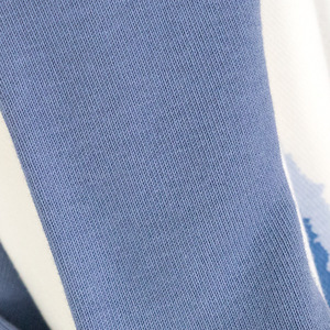 Tissu tricoté <span class=keywords><strong>double</strong></span> face en coton 3.5% Spandex 240gsm pour sweatshirts pour garçons à manches longues Printemps Automne Anti-Pilule - Product Image 4
