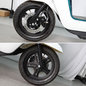 Motocicleta Eléctrica de Bajo Precio en India, Scooter Eléctrico de 10 Pulgadas, 27H, 60V, Suspensión Completa, Precio CKD - Product Image 5