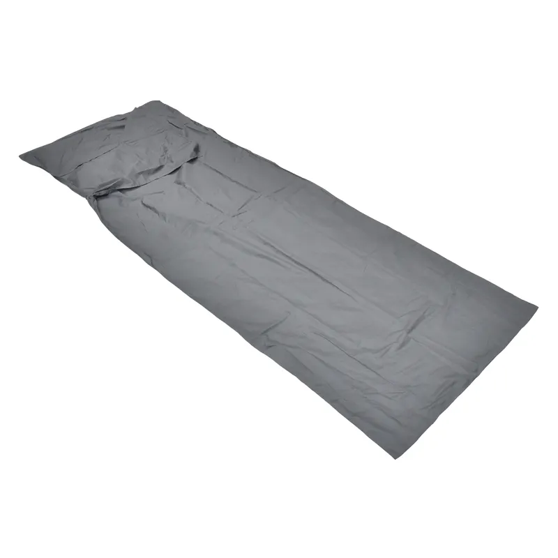 Pasokan pabrik 100% kantong tidur sutra Liner portabel Kantung tidur tunggal Liner untuk berkemah