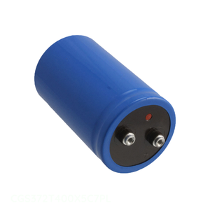 Condensador de Montaje en Chasis, Canal del Fabricante, CAP ALUM 400V POLAR 3.7 mF CGS372T400X5C7PL - Product Image 1