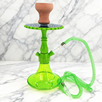 Chicha portable multicolore, design léger, chicha colorée, ensemble complet de chicha, corps transparent, chichas