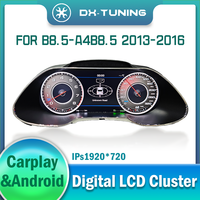 Panel de Instrumentos Digital LCD Compatible con AUDI A4-B8.5 2013-2016, Sistema Linux, CarPlay Inalámbrico, Android Auto, Múltiples Temas de Interfaz de Usuario, Plug and Play