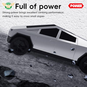 YF 25Cm Afstandsbediening Auto Tsl Simulatie Diecast Auto Speelgoed 27Mhz Rc Cybertruck Speelgoed Legering Race Rc Auto Voor Jongens - Product Image 4