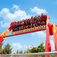 Fabricant d'équipement de terrain de jeu extérieur Thrill Crazy Space Travel Ride Top Spin Thrilling Amusement Theme Park