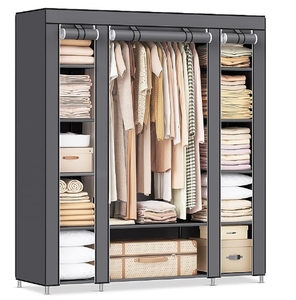 Armario y armario portátil para dormitorio cubierta de tela no tejida para perchero bolsa de almacenamiento de <span class=keywords><strong>ropa</strong></span> - Product Image 1