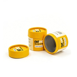 Cat Snack <b>Box</b> Food Tube Eco-Friendly Packaging <b>Box</b> Food Grade Paper Tube Packaging <b>Round</b> Cardboard Tube - Product Image 4