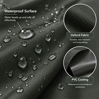 Poncho de Pluie Olive Foncé pour Adultes – Cape Minimaliste à Capuche avec Fermeture Éclair Courte et Ourlet Pointu – Équipement Anti-Pluie pour Voyage, Randonnée, Camping