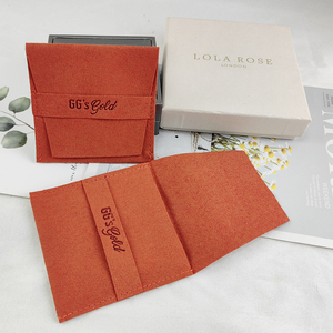 Bolsa de Joyería de Microfibra Número 1 en Calificaciones, Bolsa de Embalaje de Joyería de Terciopelo Personalizada con Logotipo - Product Image 5