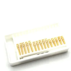 Prix d'usine – Vis de fixation dentaire en acier inoxydable doré pour canaux radiculaires – 15 pièces par boîte - Product Image 5