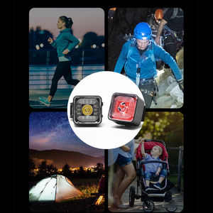 Kit d'éclairage extérieur rechargeable pour vélo, phares et feux arrière modifiés, accessoires de vélo, lumières à détection de freinage - Product Image 6