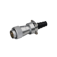 Connecteur d'aviation circulaire série WEIPU WF IP65 étanche 7PIN 4PIN prise inversée femelle 10A évaluée pour l'équipement électrique
