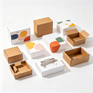 Scatola Pieghevole Multiuso in Carta Artistica Ecologica con Laminazione Opaca e Goffratura per Confezioni di Creme Viso, Cosmetici e Alimenti - Product Image 2