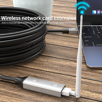 Câble d'extension actif USB 3.0 DFX 25m, conducteur en cuivre pur, gaine en PVC, cordon femelle Type C, port d'alimentation pour VR