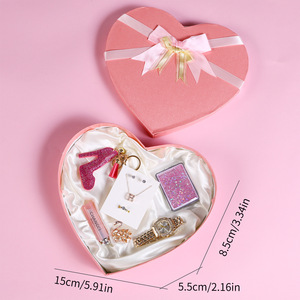 Valentine's Day <b>Gift</b> <b>Set</b> For Her <b>Perfume</b> Watch Lip Gloss Jewelry Box Exquisite <b>Gift</b> For Girlfriend Or Best Friend - Product Image 2