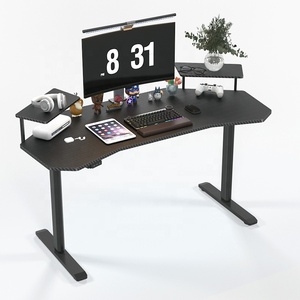 Bảng điều khiển nhà ODM có thể điều chỉnh chiều cao máy tính xách tay đứng máy tính bảng điện nâng kim loại văn phòng bàn đồ nội thất PC chơi Game bàn - Product Image 3