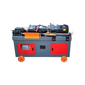 Máquina laminadora de roscas de barra de acero de tipo automático, máquina para fabricar tornillos de rosca de barra de refuerzo de 300mm - Product Image 1