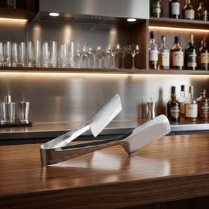 Stainless Steel Ice Tongs Minimalist <b>Bar</b> <b>Tools</b> Durable Handle Portable Reusable for <b>Bar</b> Use - Product Image 4