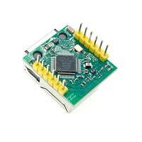 Stock W5500 Chip Nuevo SPI a LAN/ Ethernet Convertidor TCP/IP Módulo