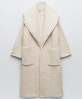 Fournisseur de tricots 2026, cardigan long en tricot épais surdimensionné personnalisé, chaud, à ouverture sur le devant, pour femmes