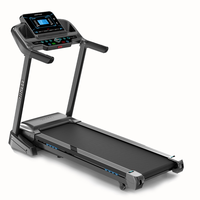 Tapis de course électrique pliable avec moniteur de fréquence cardiaque, design portable, moteur 1,15 CV, pour usage domestique