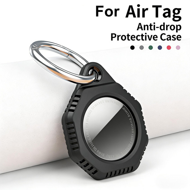 Rugged Silicone Protective Case Armor Shockproof Case Cover for Airtag Pet Dog Cat Case