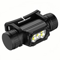 Lampe frontale ultra-lumineuse 2300LM, portée 110M, rechargeable par USB 1800mAh, pour activités de plein air et situations d'urgence