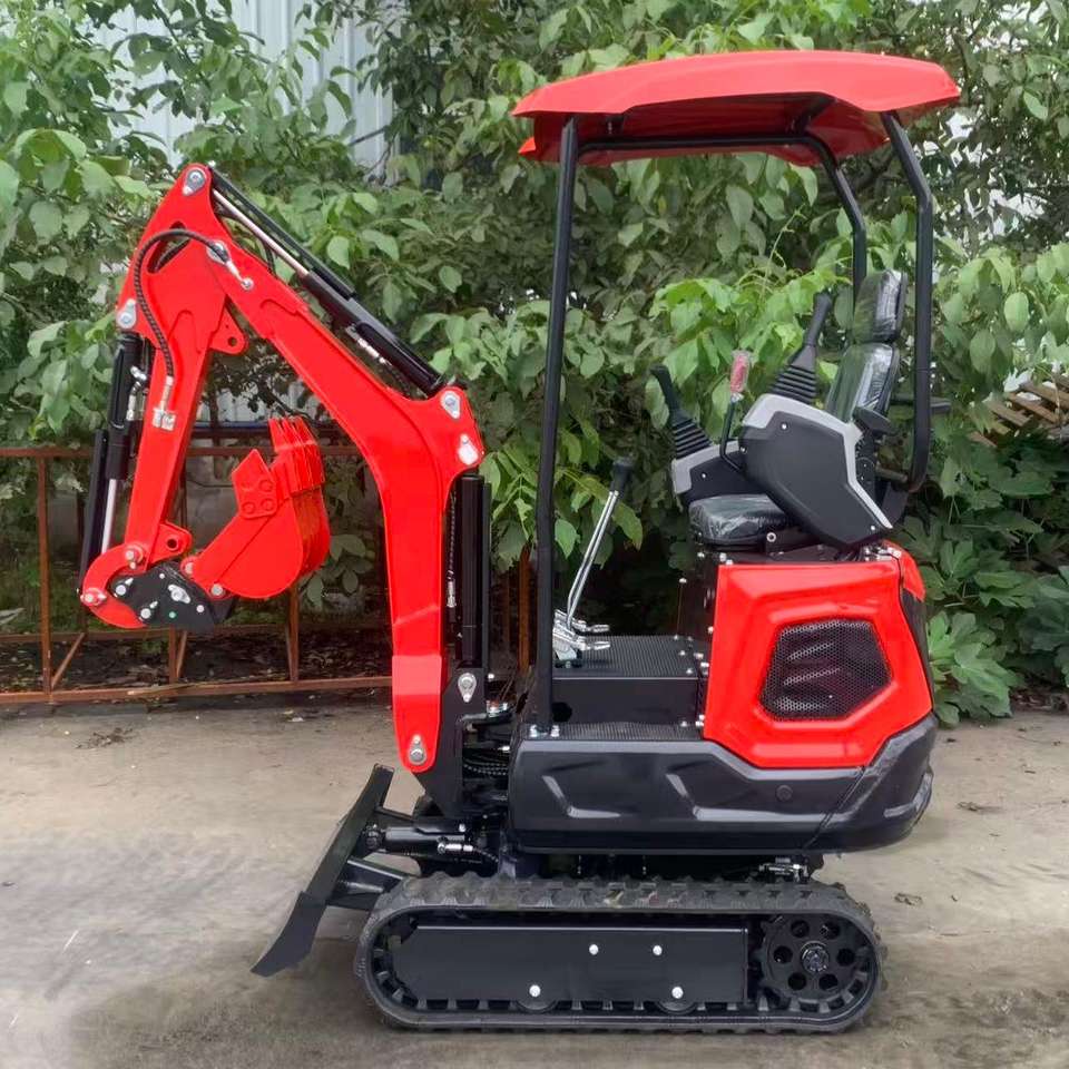 Chinese Factory Mini Excavator 1.2 Ton Small Digger Crawler Excavator ...