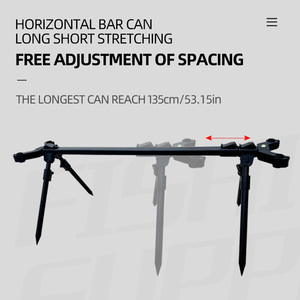 Suporte de haste dobrável de várias cabeças de estilo europeu, torre de dupla finalidade Ground <span class=keywords><strong>Spike</strong></span> <span class=keywords><strong>Rod</strong></span> Stand - Product Image 2