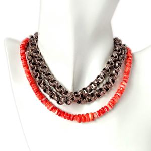 Collana di conchiglie di ostriche spinose naturali pietra in argento sterling 925 <span class=keywords><strong>Cynthia</strong></span> Sundance Moon Artisan - Product Image 5