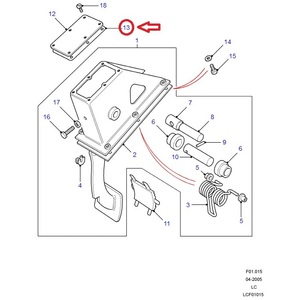 Guarnizione Supporto Frizione ADATTA PER LAND ROVER - Product Image 1
