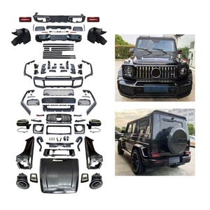 Kit de Actualización de Parachoques Delanteros y Traseros Modelo 2019-2023 W464 con Faros Antiniebla para G-Class W463 - Product Image 1