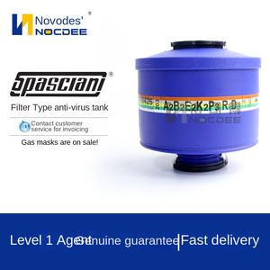 Masker Gas <span class=keywords><strong>Respirator</strong></span> Full-Face Impor Italia TR2002 Kit Gas Industri dengan Perlindungan Debu Kemasan Kotak Plastik - Product Image 4