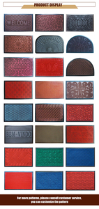 <span class=keywords><strong>Tapis</strong></span> de porte d'entrée en caoutchouc gaufré, à usage de <span class=keywords><strong>maison</strong></span> commerciale, 1 pièce - Product Image 5