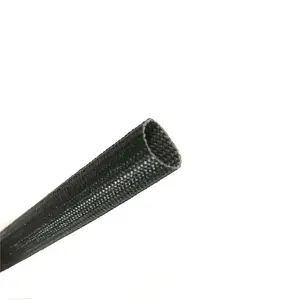 硅橡胶玻璃纤维绝缘套管硅胶涂层编织玻璃纤维套管