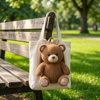 Ours en peluche géant personnalisé en coton PP, rembourré, en polyester doux, taille 31cm-50cm, fabricant OEM