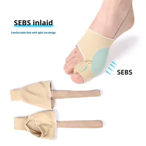 フットケアHallux Valgusコレクター高弾性日夜つま先セパレーターフットスリーブプロテクター男女兼用2個 - Product Image 4